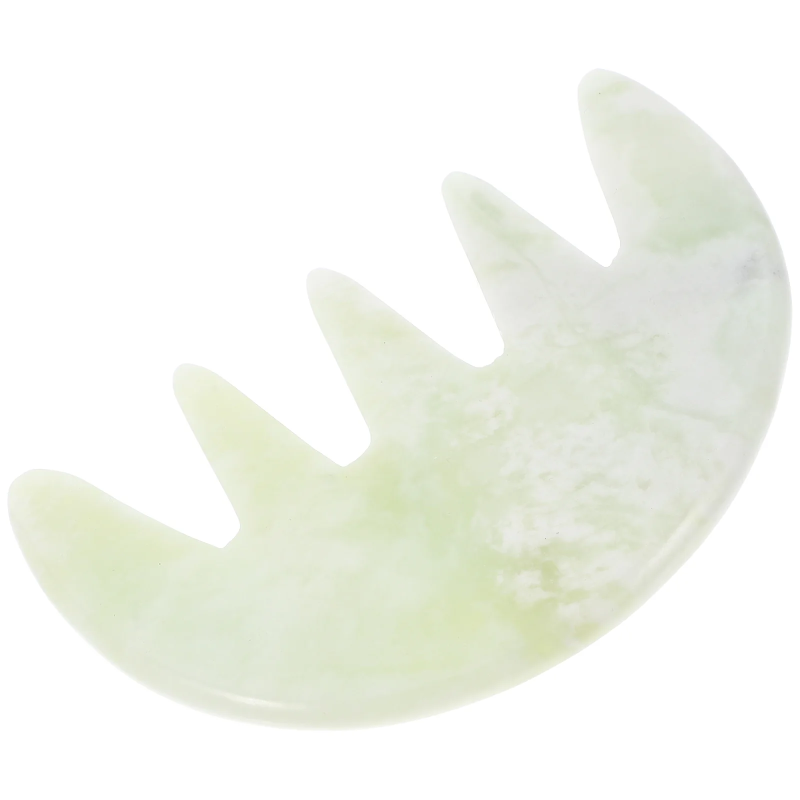 

Нефритовая массажная расческа с широкими зубьями, массажер для кожи головы из натурального камня, релаксатор головы, ручной инструмент для ухода за волосами Гуаша, инструмент для самомассажа