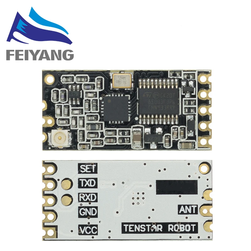 HC-12 433Mhz SI4438 Wireless Serial Port Module 1000m With Antenna Replace Bluetooth