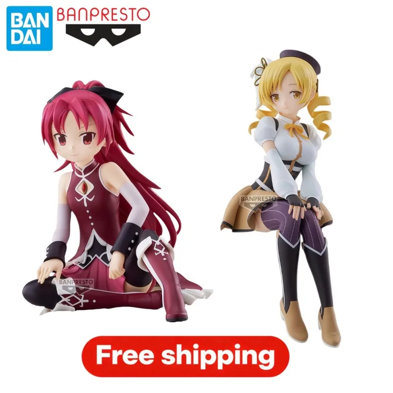 

100% Original Bandai Banpresto Puella Magi Madoka Magica Kyoko Sakura & Mami Tomoe Collectible Anime Figure Brand New In Stock