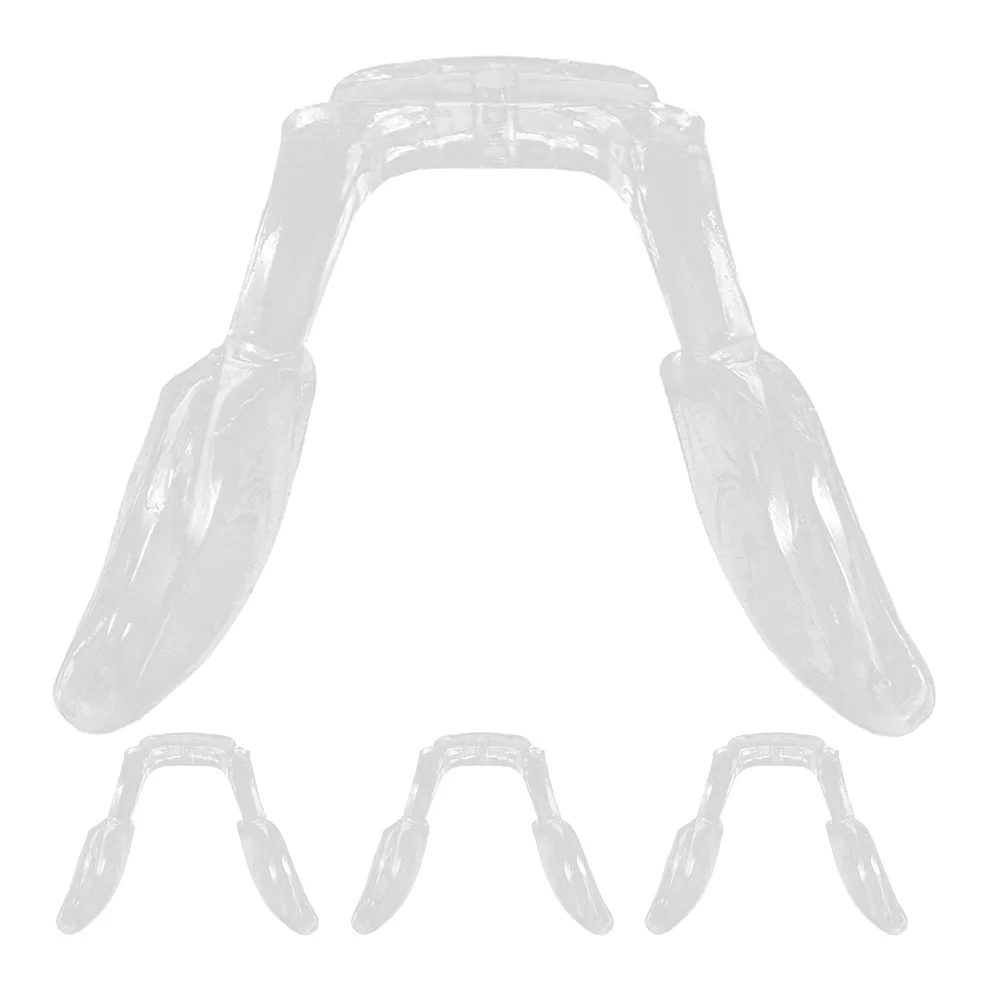 

4Pcs Silicone Nose Pads for Eyeglasses Soft Screw-in Nose Bridge Cushions Anti-Slip Replacement Parts Comfortable Support