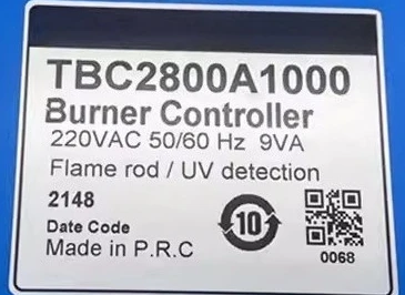 Controller TBC2800A1000TBC1800A1011 Combustion Safety Program