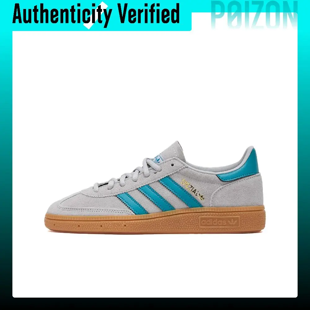 Adidas Originals HANDBALL SPEZIAL Low top Skateboard Shoes Men's Gray JR3844