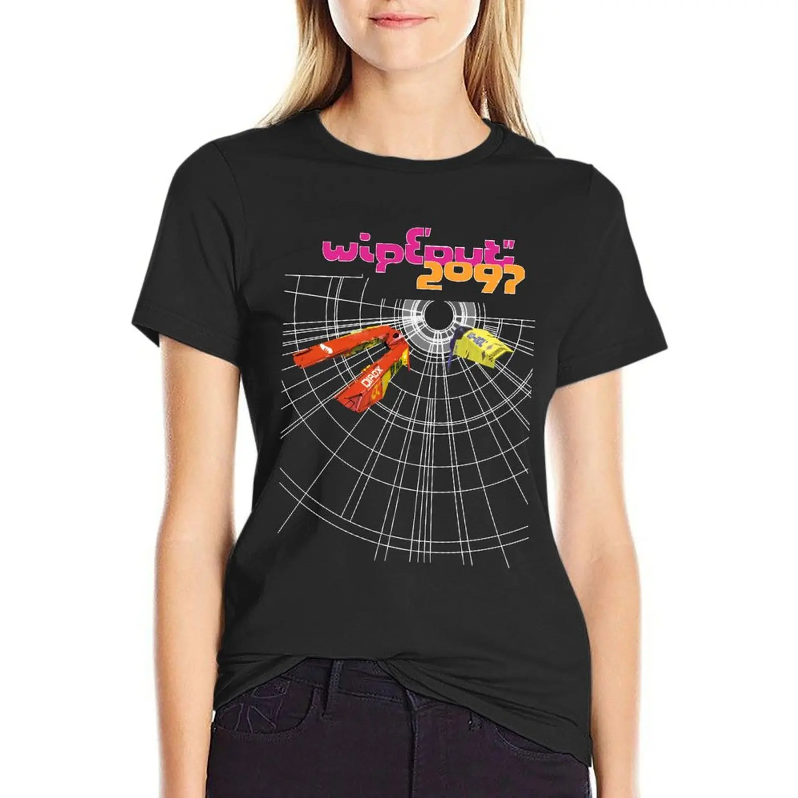 

Wipeout 2097 - Game Cover T-Shirt aesthetic clothes summer clothes Top Women