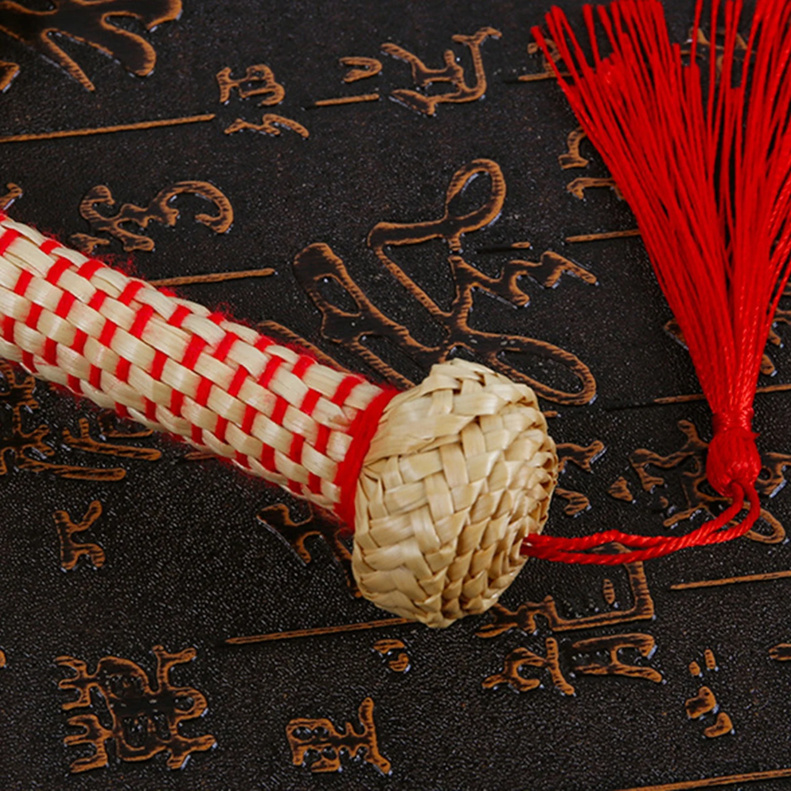 Hand Fan Hand-Woven Straw Fan Handheld Wheat Straw Fans Rustic Chinese Manual Fan for Summer Cooling DIY Decor Wedding Palm Gift - view 3