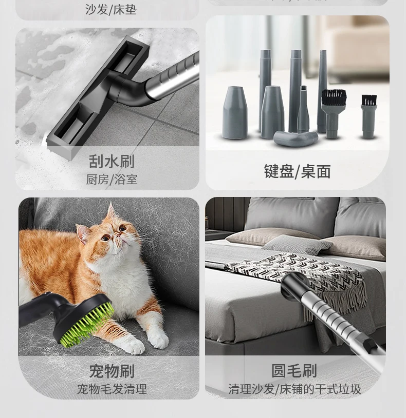High Power Industrial Vacuum Cleaner 220V - alternate angle