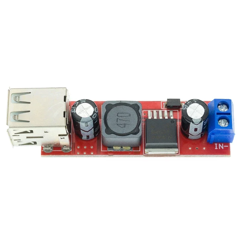 Dual USB Output 9V/12V/24V/36V To 5VDC-DC 3A DC 6V-40V To 5V 3A Buck Converter Module for On-board Charger