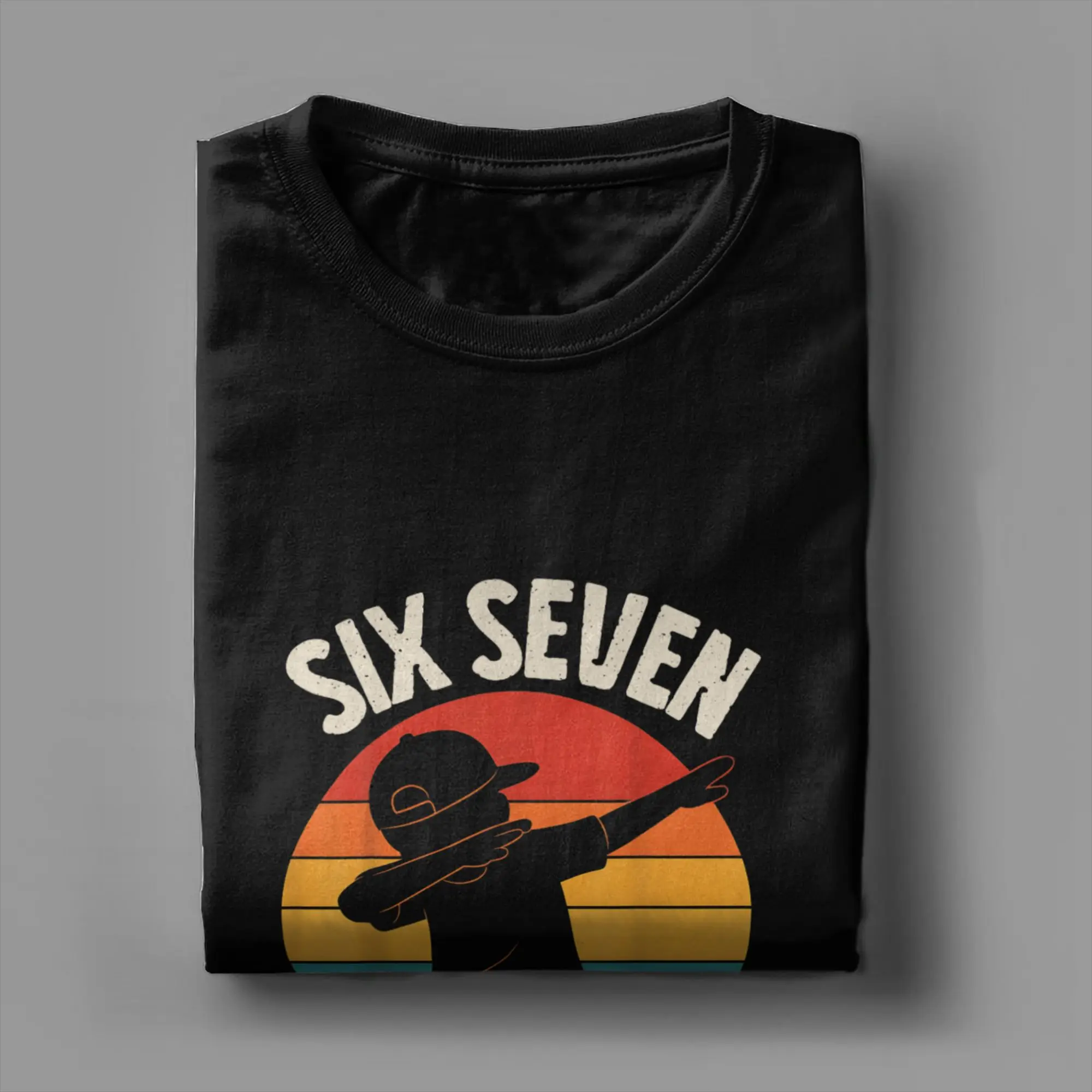 Men's T-Shirts 67 Meme 6 7 Numbers Dabbing Six Seven Bruh Novelty Cotton Tees Short Sleeve  T Shirts O Neck Tops Plus Size