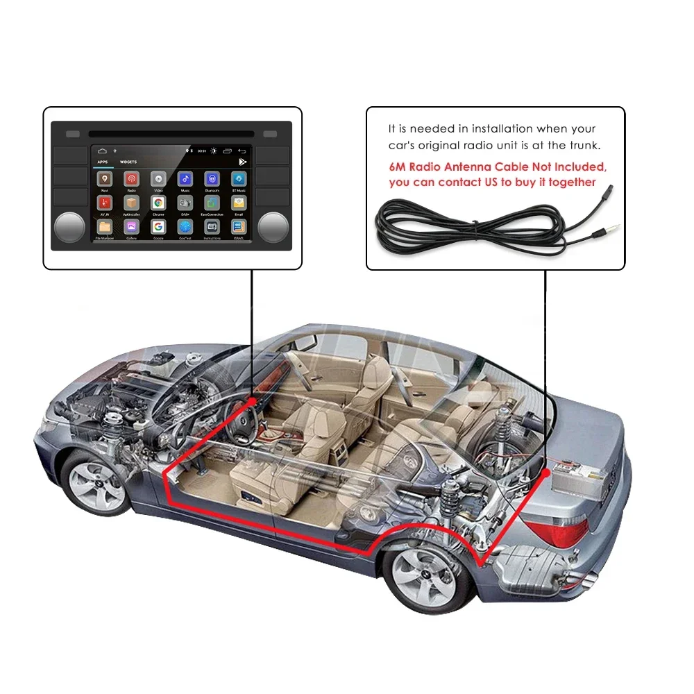 8+128G AI Voice Car Android Auto Radio for BMW E46 M3 318 320 325 330 335 Carplay 4G LTE Multimedia Player GPS Autoradio RDS SWC