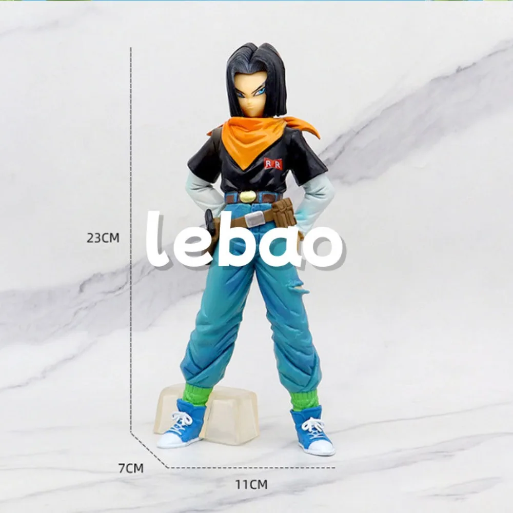 Figurka Anime Dragon Ball Z Android 17 18 Figurka PVC Figurki Akcji Statuetka Dekoracja na Biurko Kolekcja Gadżetów Anime Zabawki