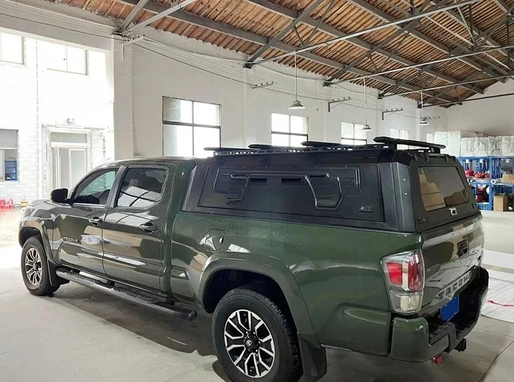 Tacoma Bed Camper Shell Pickup Truck Canopy Cap Topper For Sale Topper Steel/Alu Hard Cover With Window And Light