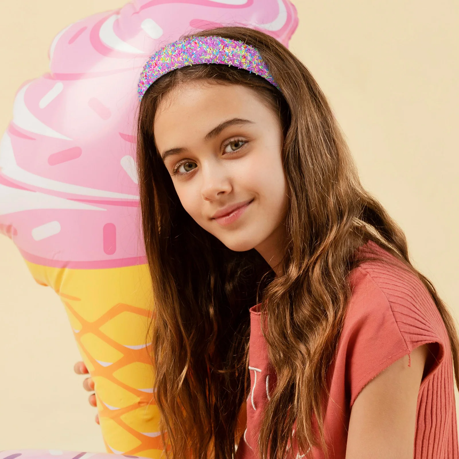 

2 Pcs Fashionable Wide-brimmed Headband Fun Headbands for Women Elastic Cute Fabric Face Wash Hair