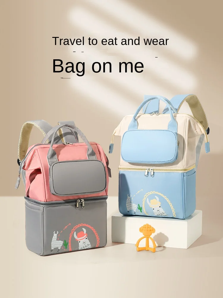 

Рюкзак для мамы, сумки для подгузников, большая вместимость, многофункциональная уличная дорожная сумка для беременных, дорожная сумка на плечо для коляски