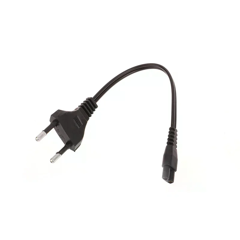 220V 1101 1106 1108 Black EU Ac Dual Hole Charging Cord Universal for Rechargeable Strong Light Flashlight