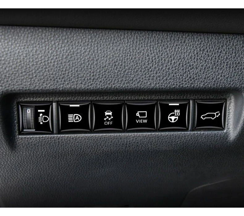 Car interior accessories steering wheel button patch decorative sequin protective patch for Toyota HARRIER 2021 2022