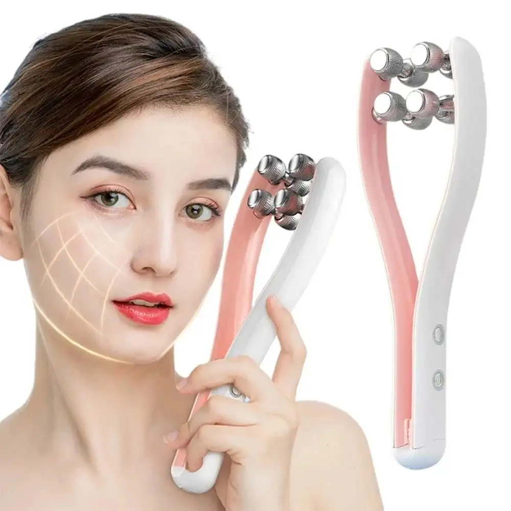 Roller Thin Face Massager Y-Face Lifting Double Chin Beauty Instrument Tool