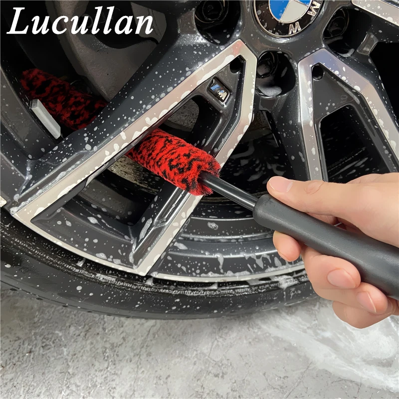 Lucullan Wheel Woolie Car Detailing Brush Adjustable 16\