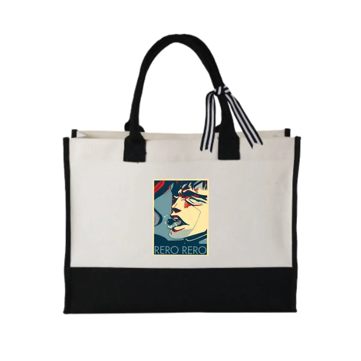 

Стильная сумка-тоут в стиле поп-арт Rero Rero, простая лоскутная холщовая сумка