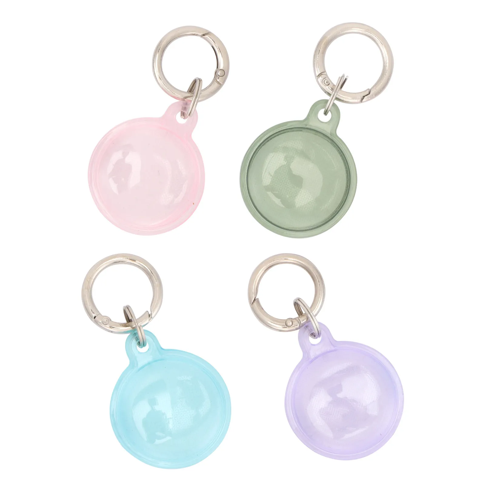 

4Pcs Protector Cover Reliable Tpu Protective Case for Small Hanging Tracer Sleeve Pet Keychain Accessory Portable