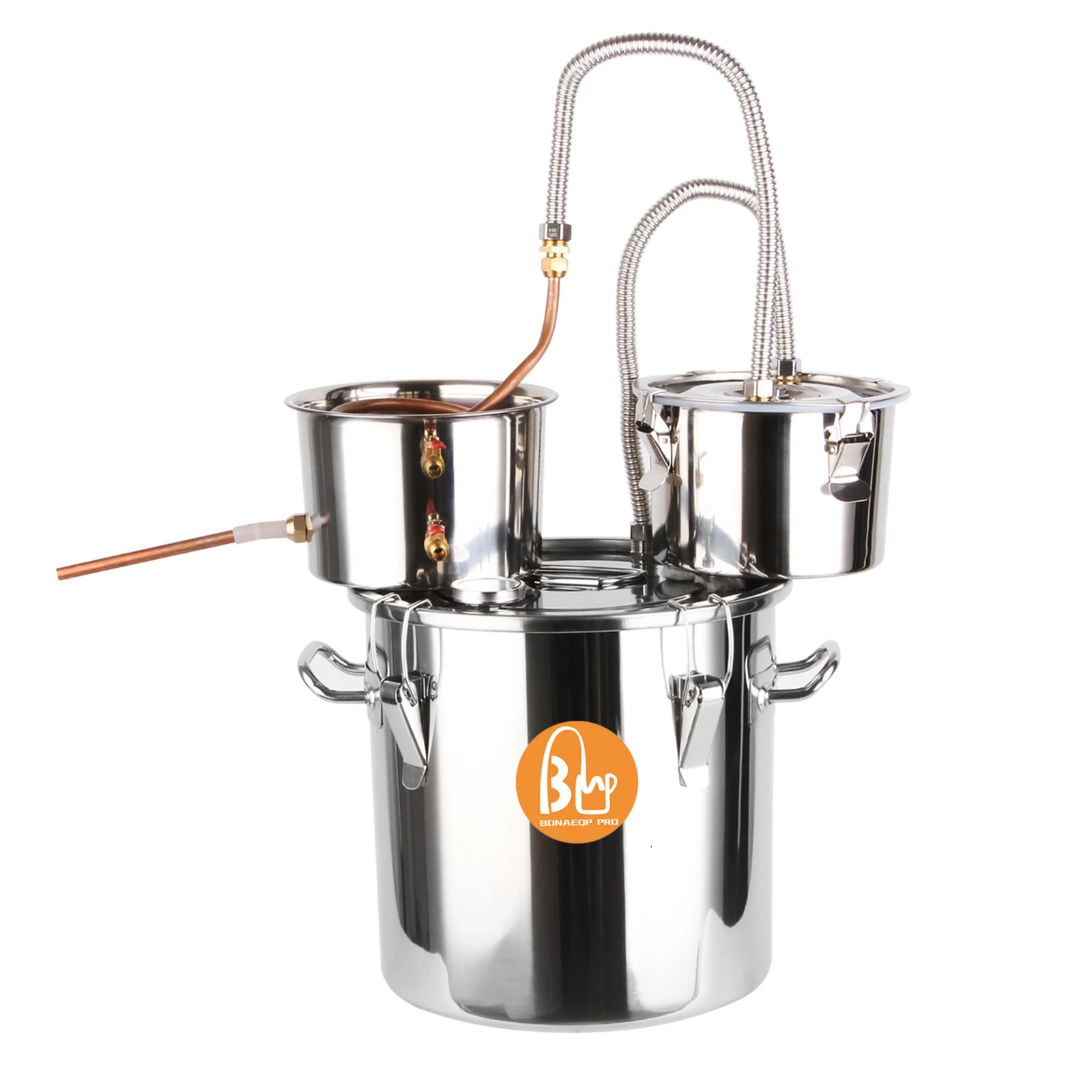 

3 GAL Alcohol Distiller Home Brew Kit Moonshine Stills Wine Making Machine Boiler Stainless Steel