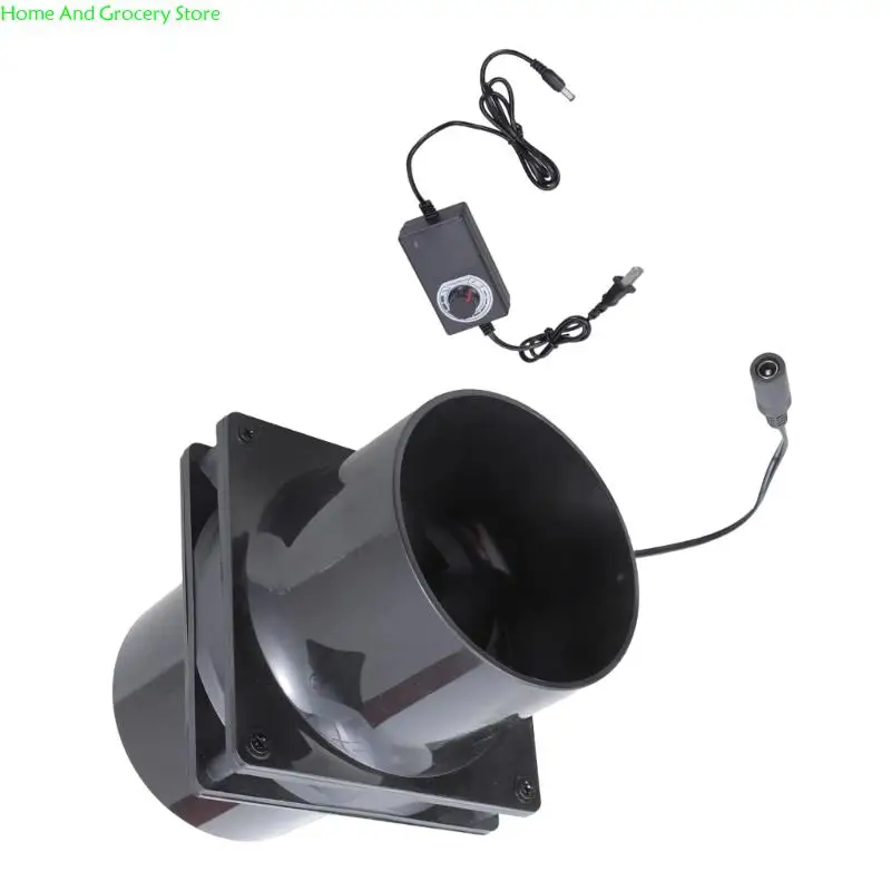

0XXA Quiet 2500RPM Air Blower Exhaust Fan For Plant Tent And Workshop Ventilation