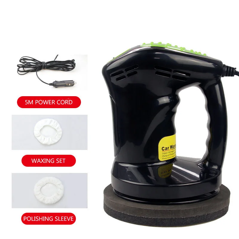 

Car waxing machine polishing locomotive carrying 12V self-service hand-held waxing machine waxing maintenance supplies