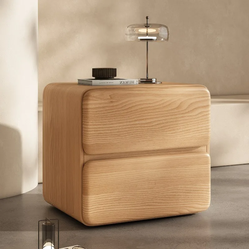 Nordic Aesthetic Nightstand Luxury Modern Vintage Storage Trendy Display Nightstand Mesita De Noche Bedroom Furniture