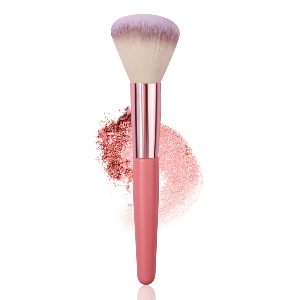 قطعة واحدة من فرشاة أحمر الخدود، أدوات مكياج مع ألياف ناعمة لسهولة الحمل، فرشاة للسفر #1
