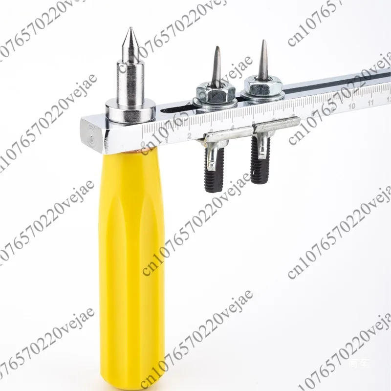 JT-T600A Gasket Cutter Portable Manual Circle Cutter Rubber PTFE Gasket Special Dual Blade Cutting Knife Rotary-Style 40-600MM