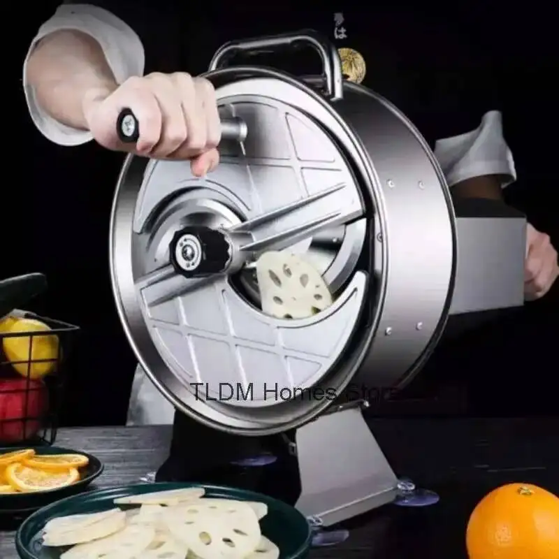 Tools Manual and Food Vegetable Processors Slicing Household Commercial Slicer Potato Fruit Lemon Kitchen Slicing Machine Y