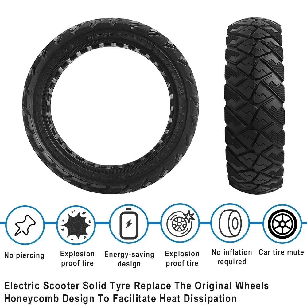 70/60-7,5 Offroad Nicht-Pneumatik für Ninebot G3 / ZT3 / ZT3Pro Elektroroller Vollreifen Anti-Rutsch-Räder Ersatzteile – Detail 2