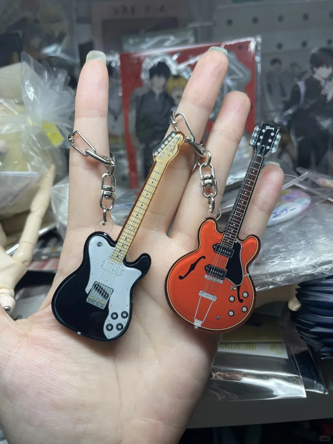 Given Uragawa No Sonzai Man Key Chain Acrylic Women Key Ring Chain for Pants Pendant Kids Key Holder Jewelry Brelok