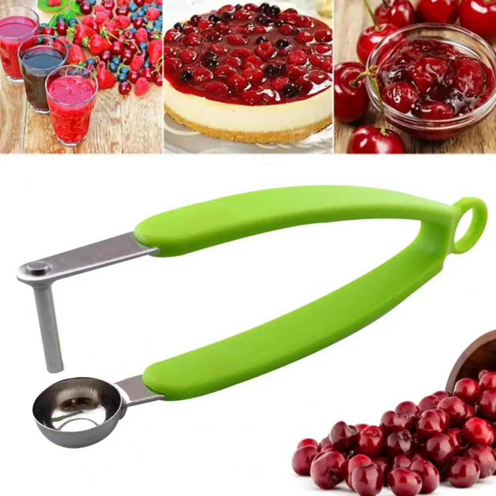 Cherry Corer Quick Cherry Core Tool Stainless Steel Cherry Pitter Tool for Removing Fruit Pits Heavy-duty Olive for Making