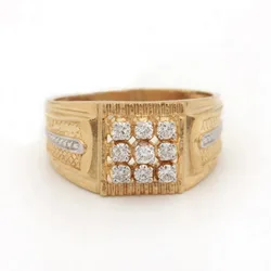 New hot-selling hip-hop HipHop jewelry, male trendy hip-hop brand with zircon ring