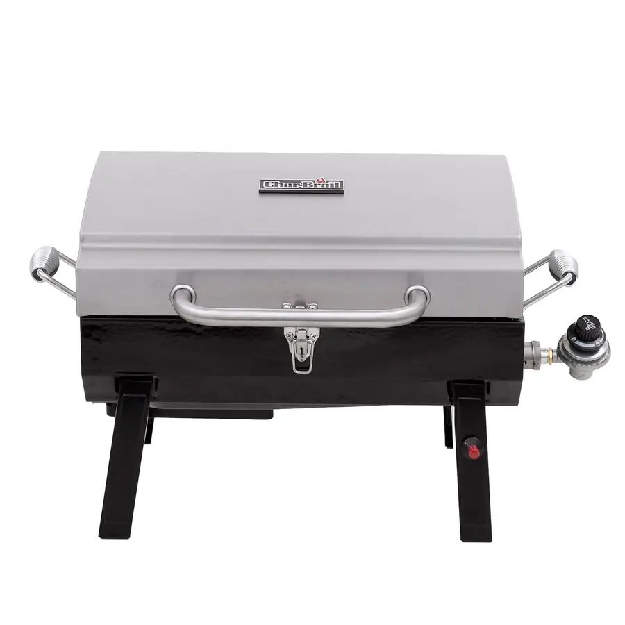 

1Burner Portable Gas Grill, Stainless Steel 465640214