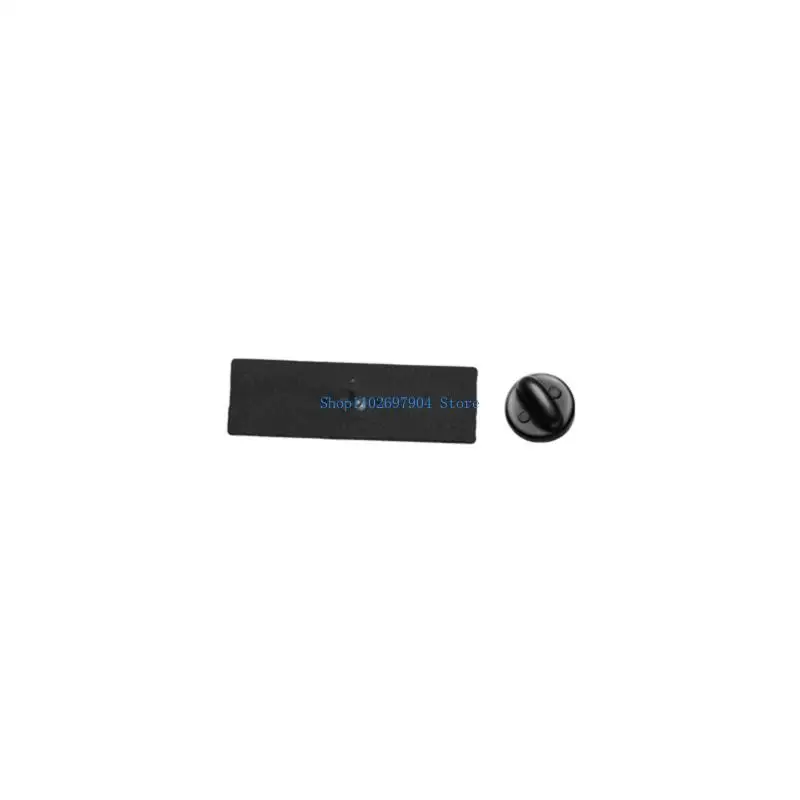 N7YF Enamel Pin Black And White Alloy Brooch For Stylish Outfits And Accessories