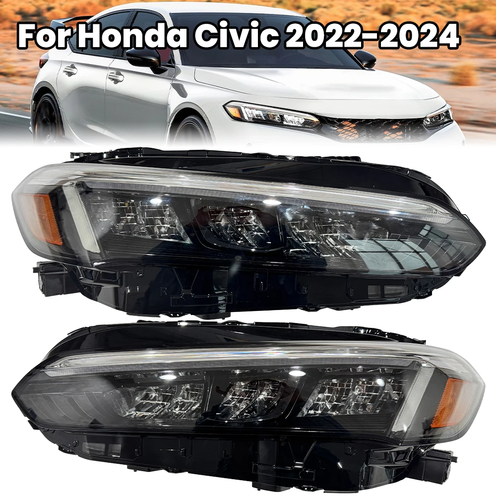 

Автомобильные фары для Honda Civic Sport Touring 2022 2023 2024, фара в сборе, HO2502206C, автомобильные аксессуары