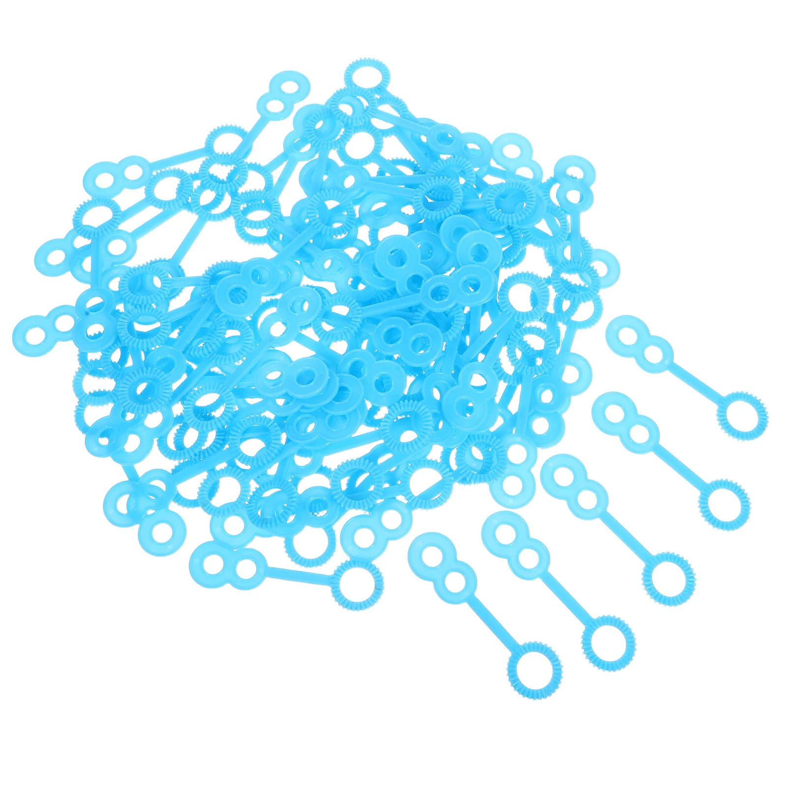 90 Pcs Kids Tools Blowing Bubble Wand Blower for Fun Toys Portable Maker Giant Blue Children