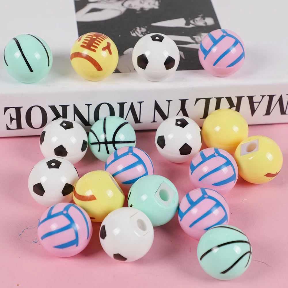 15Pcs Mini Sports Football Pencil Sharpener Stationery for Kids Back To School Gift Baby Shower Birthday Party Favors Goodie Bag