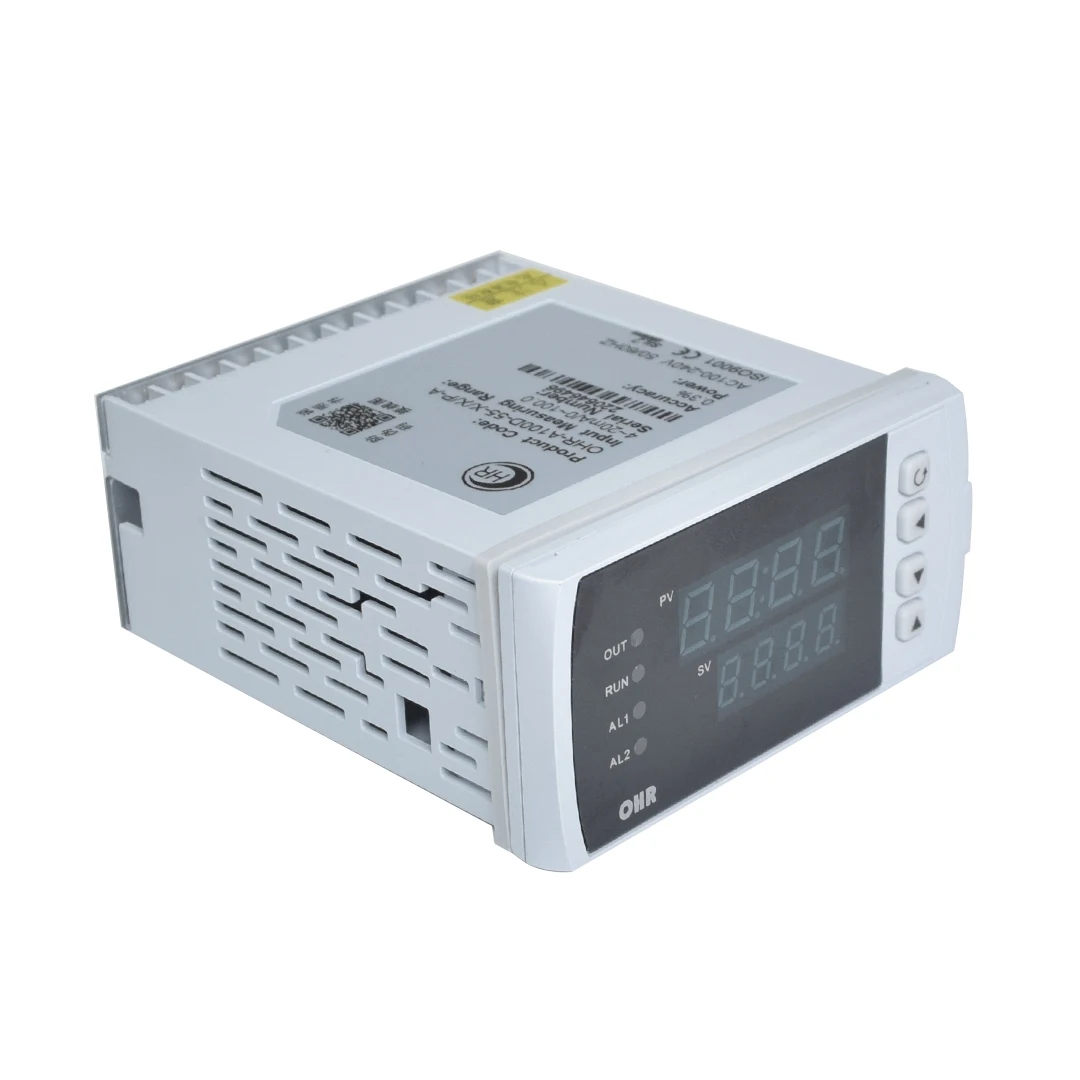 FANDESENSOR-물 탱크 레벨 미터 AC220V, 업 로우 알람 2 릴레이 ig 품질 압력 온도 측정 미터