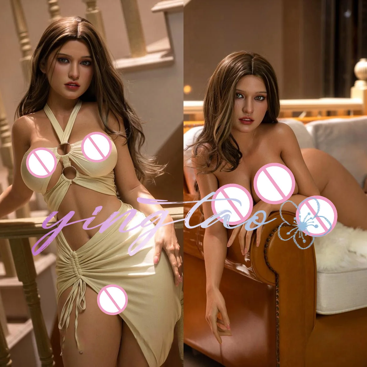 Adult Doll Erotic Masturbator Vibrating TPE Men's Sex Doll Super Realistic Feeling Jelly Sexy Soft Big Breasts