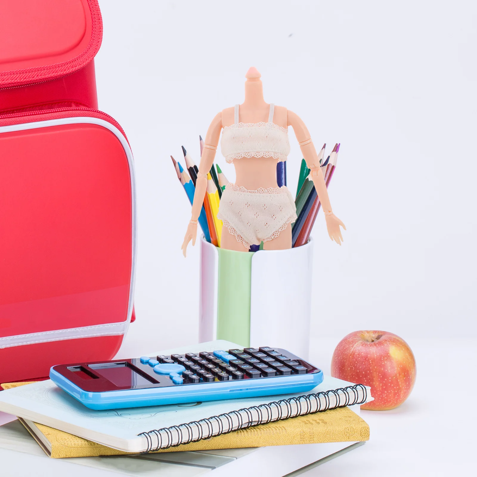 

1Set Lace Panties Elastic Underwear Set Bra Realistic Clothes Kids Dress Up Accessories Pretend Play Panties Decor