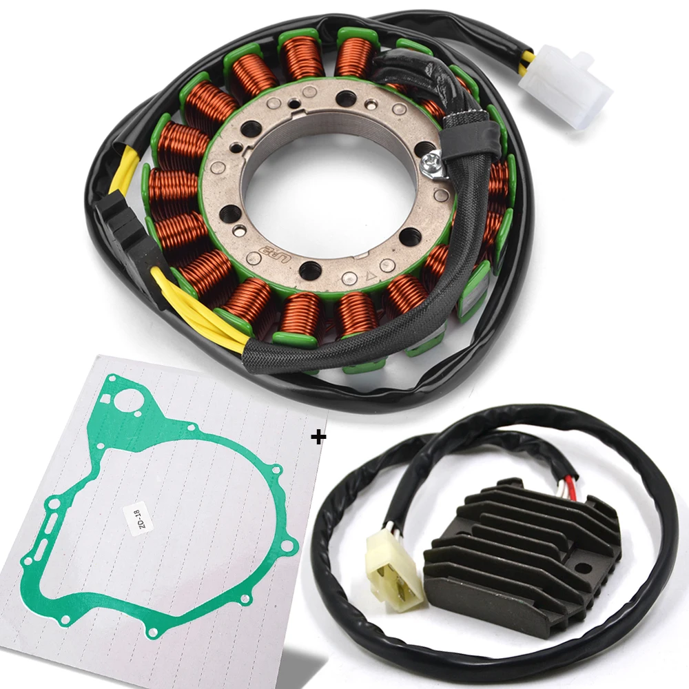 Xvs 400 650 junta retificadora do regulador da bobina do estator para yamaha xvs400c xvs400 xvs650 xvs650a drag star 650 v-star clássico