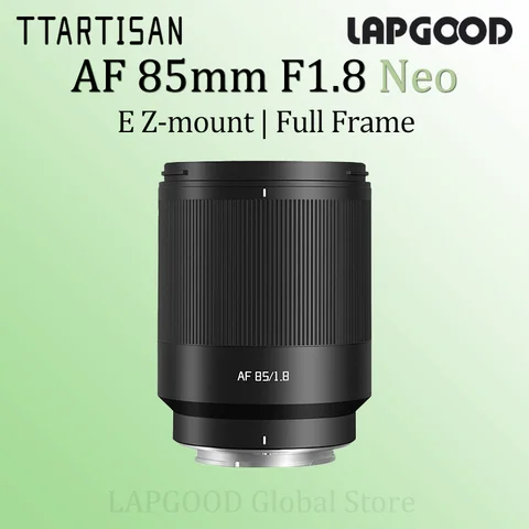 TTARTISAN 85mm F1.8 Neo FE Z Full Frame Auto Focus Portrait Camera Lens for Sony FE Nikon Z Mount Portable Simple