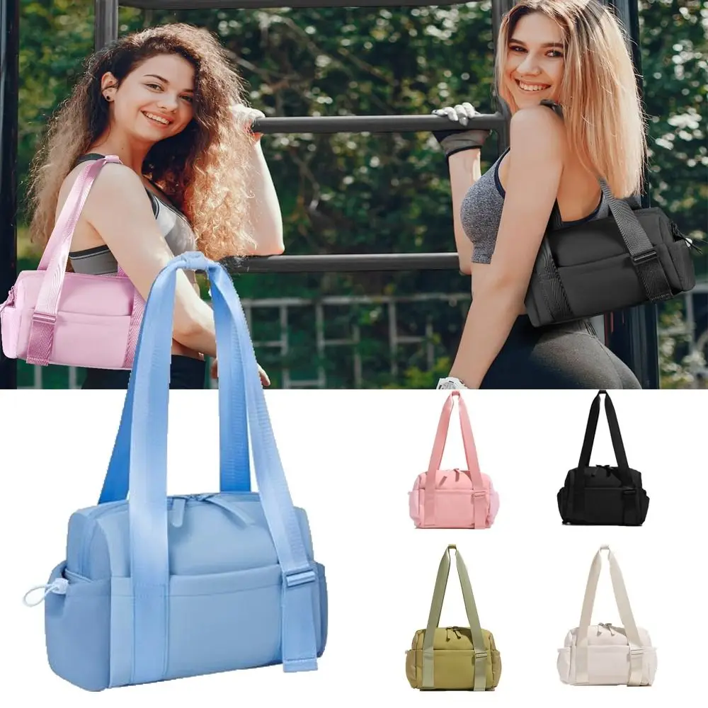 Gym Bag Waterproof Sports Fitness Bag Large Capacity Handbag Tote Duffle Bag Nylon Multifunctional Storage Bag Women Travel