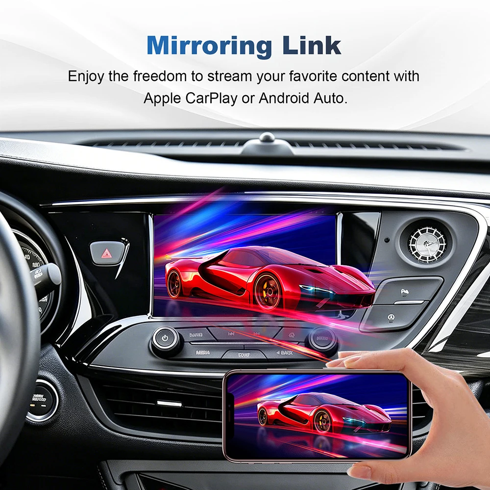 Picture 5: Wireless CarPlay Android Auto Decoder Box For Buick LaCross Regal Envision Verano 2014-2019 8 Inch Screen OEM Upgrade