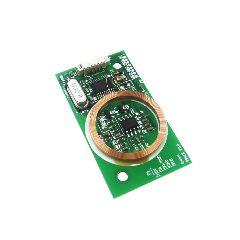 RFID Reader Wireless Module UART 3Pin 125KHz Card Reading EM4100 8CM DC 5V for IC Card PCB Attenna Sensor Kits for Arduino