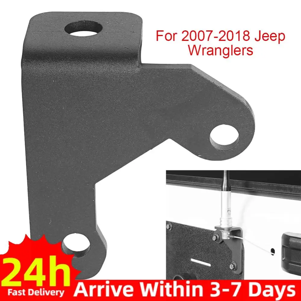 

CB Antenna Spare Tire Mount Bracket Holder Rear Tailgate CB Antenna Mount Bracket for Wrangler JK Unlimited 2007-2018