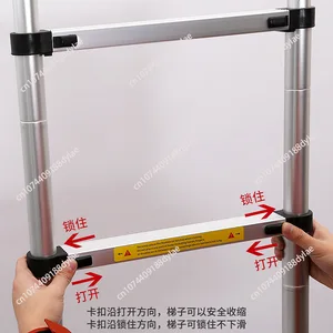 سعر الجملة 8 متر سلم تلسكوبي متعدد الأغراض من الألومنيوم للاستخدام الصناعي أعلى 10 مبيعات سلم الألومنيوم 8 أمتار - No2