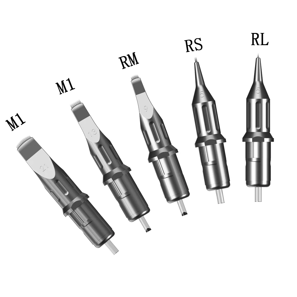 T-Rex 10pcs/box 0.35mm Alloy Tattoo Cartridge Needle Round Liner RL Disposable Safe Sterilization for Machine Pen Handle