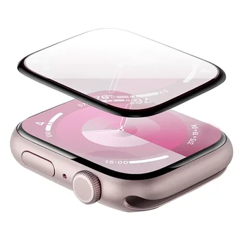 Screen Protector For Apple Watch Series 9-8-7-6 5 4 Se ultra-2 49mm 41mm 45mm 40mm 44mm 3D (Not Tempered Glass) Film Accessories 1